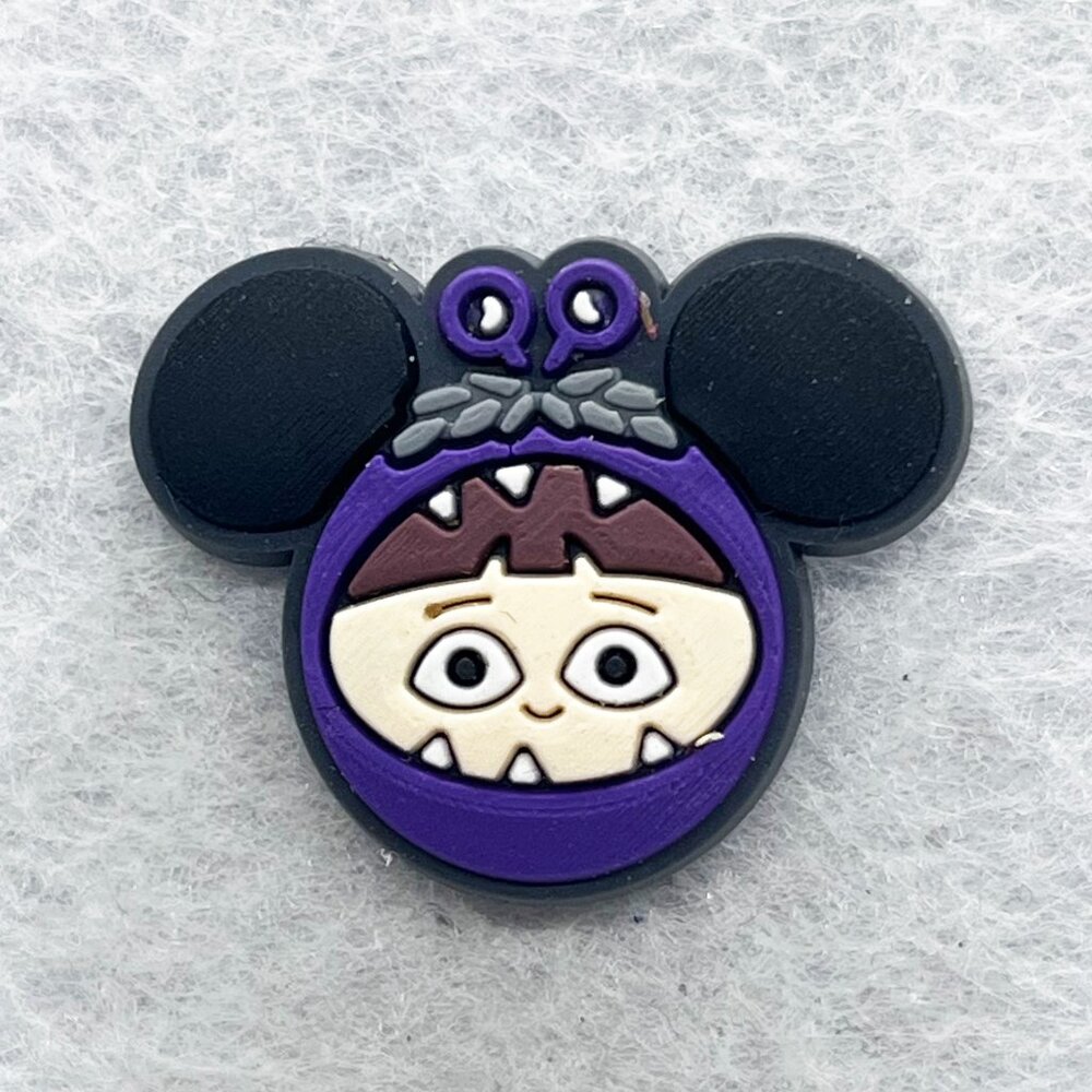 🔮 5/$25 Disney Monsters Inc Boo Soft Plastic‎ Pin